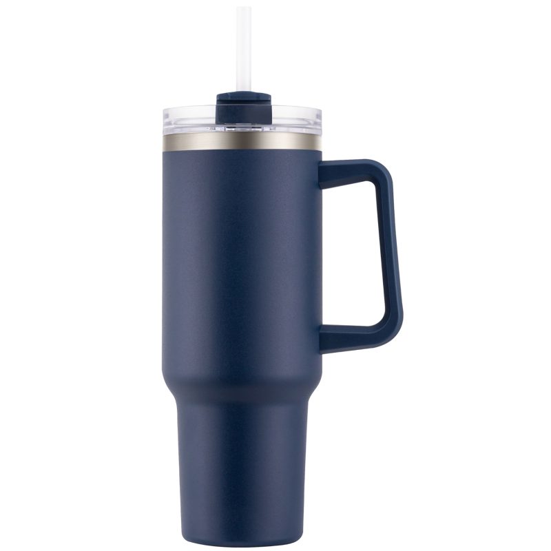 40 Oz. Casa Blanca Handle Tumbler Mug - 1