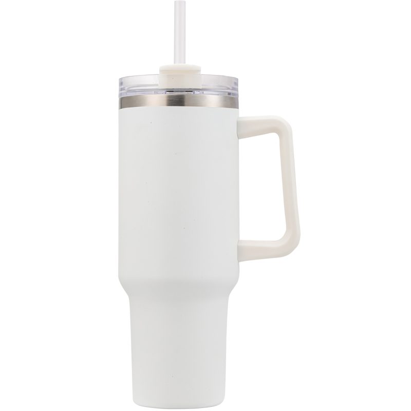 40 Oz. Casa Blanca Handle Tumbler Mug - 3